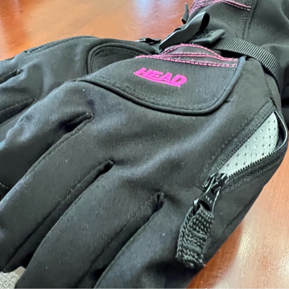 Head Ski Snow Winter Gloves Women’s Black Large winter mittens hike, ski, snow - Picture 11 of 14